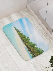 Противоскользящий коврик для ванной, сауны, бассейна JoyArty Ближе к теплу (bath_13819)