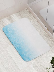 Противоскользящий коврик для ванной, сауны, бассейна JoyArty Переливы холода (bath_11566)