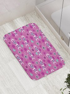 Противоскользящий коврик для ванной, сауны, бассейна JoyArty Милое королевство (bath_11983)