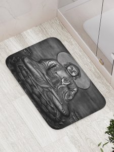 Противоскользящий коврик для ванной, сауны, бассейна JoyArty Будда в лотосе (bath_14097)