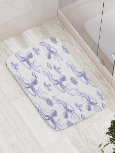 Противоскользящий коврик для ванной, сауны, бассейна JoyArty Осьминоги (bath_4885)