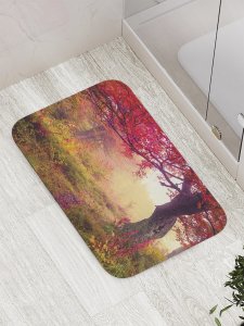 Противоскользящий коврик для ванной, сауны, бассейна JoyArty Туманные поиски (bath_9349)
