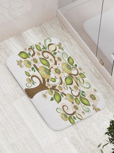 Противоскользящий коврик для ванной, сауны, бассейна JoyArty Живое древо (bath_31043)