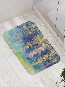 Противоскользящий коврик для ванной, сауны, бассейна JoyArty Висящие цветы (bath_9121)