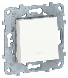 Одноклавишный выключатель Schneider Electric Unica New NU520118N (NU520118N 1239896)