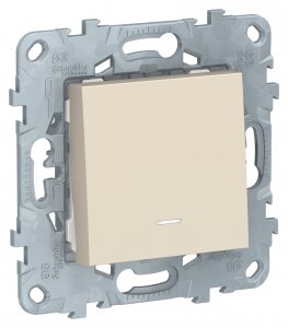 Одноклавишный выключатель Schneider Electric Unica New NU520144N (NU520144N 1239900)