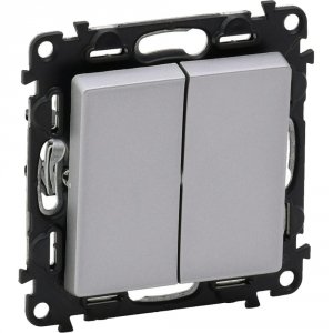 Двухклавишный механизм выключателя Legrand Valena Life 752605 LG