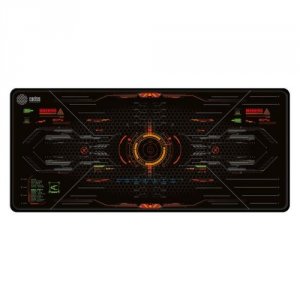 Коврик для мыши Cactus Skytrek черный 900x400x3мм