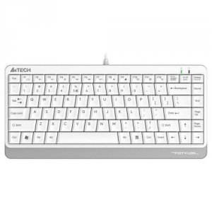 Клавиатура A4Tech Fstyler FKS11 белый/серый