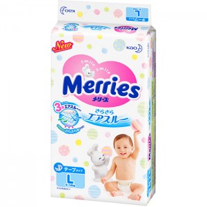 Подгузники Merries Merries L 62020307