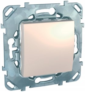 Одноклавишный проходной механизм переключателя Schneider Electric Unica MGU5.203.25ZD