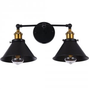 Настенный светильник-бра Lumina Deco Gubi (LDW B018-2 BK)