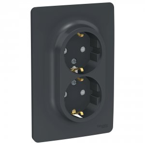 Двойная розетка Schneider Electric Unica New (NU206754)