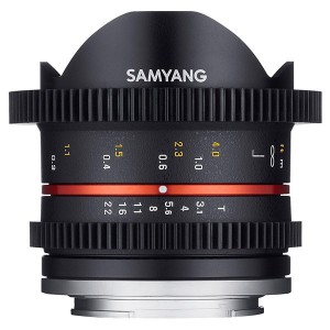 Объектив Samyang 8mm T3.1 Fish-eye CINE Sony E-mount Black