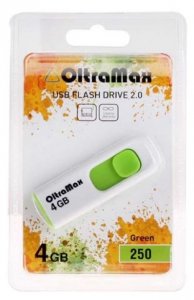 USB Flash Drive OltraMax OM-4GB-250-Green