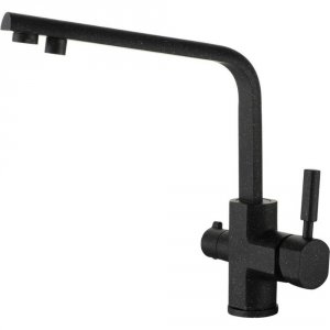 Смеситель для кухни Kaiser Decor 40144-12 Черный мрамор