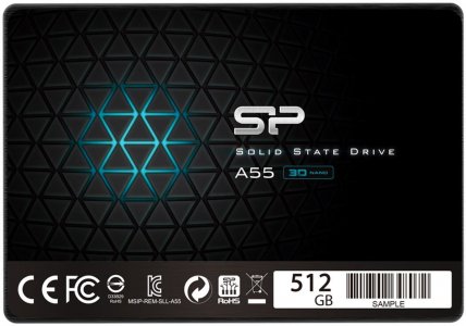Твердотельный накопитель SSD Silicon Power SATA III 512Gb SP512GBSS3A55S25 Ace A55 2.5"