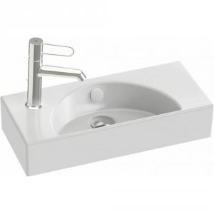 Компактный рукомойник Jacob Delafon Odeon Rive Gauche 50 L EGO112-55-00 Белая
