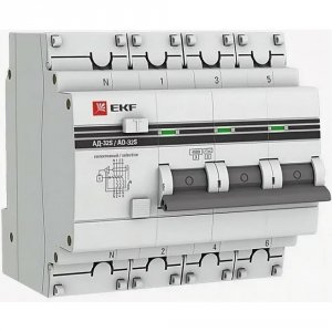 Дифференциальный автомат EKF PROxima АД-32 (DA32-50-100S-4P-pro)