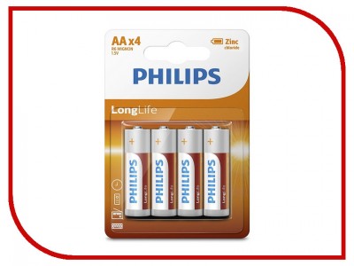 Батарейка Philips R6L4B/10 (R6L4B/10;R6L4B/10)