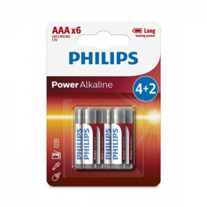 Батарейка Philips LR03P6BP/10