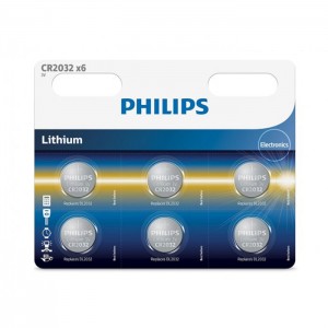 Батарейка Philips CR2032P6/01B