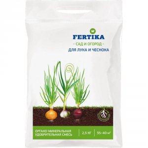 Органо-минеральная удобрительная смесь для лука и чеснока FERTIKA 4620005611153
