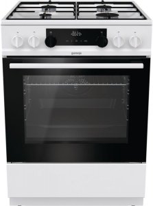 Газовая плита Gorenje KS635W белый/чёрный