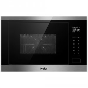 Встраиваемая микроволновая печь Haier HMX-BTG259X чёрный/нержавеющая сталь