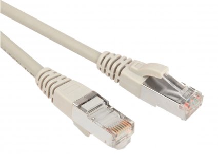 Экранированный патч-корд Hyperline PC-LPM-STP-RJ45-RJ45-C6-2M-LSZH-GY (42375)