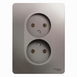 Двухместная розетка Schneider Electric GSL001220