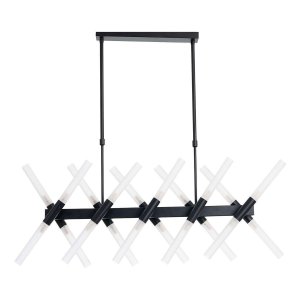 Подвесная люстра Lumina Deco Alford (LDP 6036-20 BK)