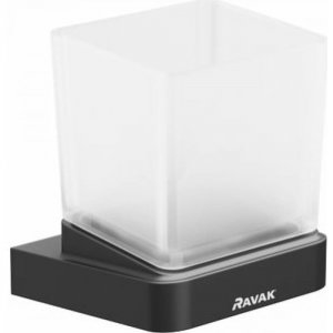 Стакан для зубных щеток Ravak 10° X07P557 Черный матовый