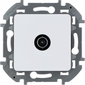 Оконечная розетка TV Legrand Розетка TV оконечная LEGRAND INSPIRIA Белый (673870)