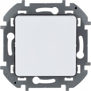 Одноклавишный переключатель Legrand Inspiria 673650 1 клавиша белый