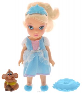 Кукла с питомцем Disney Princess Disney Princess 754910 Принцессы Дисней Малышка с питомцем 15 см (в ассортименте)