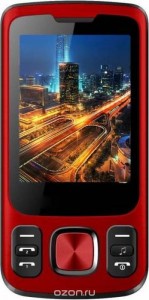 Сотовый телефон Vertex S107 (VRX-S107-RED)