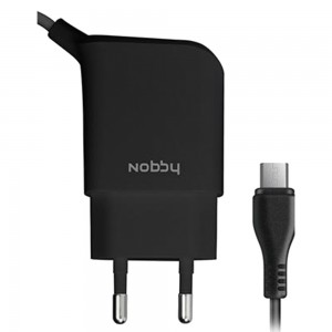 Сетевое зарядное устройство Nobby 013-001 Black (0102NB-013-001)