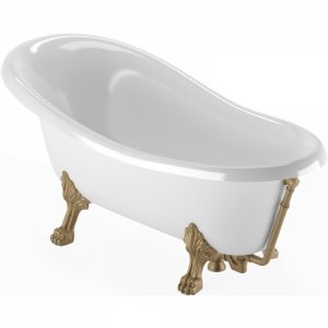 Ванна из искусственного камня VERAGIO Gialetta 170x80 26928 ножки Бронза