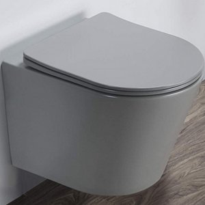 Унитаз Comforty 105MH 00-00007649 подвесной Серый матовый с сиденьем Микролифт