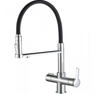 Смеситель для кухни Haiba HB76854 Хром Черный