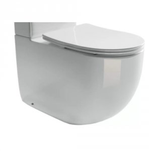 Напольная пристенная чаша унитаза Ceramica Nova METROPOL Rimless (CN4001-B)