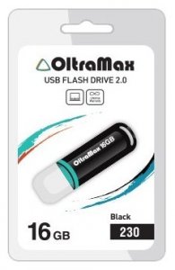 USB Flash Drive OltraMax OltraMax 230 (OM-16GB-230-Black)