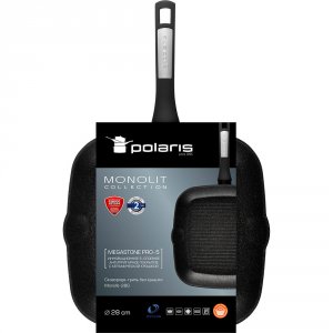 Сковорода-гриль Polaris Monolit-28G (015264)