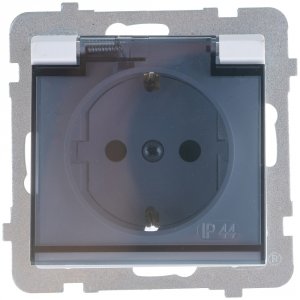 Одинарная розетка Ospel Sonata (GPH-1RSP/m/00/d)