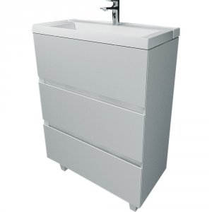 Тумба с раковиной MARKA ONE Bumble 50H У88747 Белая