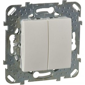 Двухклавишный механизм переключателя Schneider Electric Unica MGU5.213.25ZD