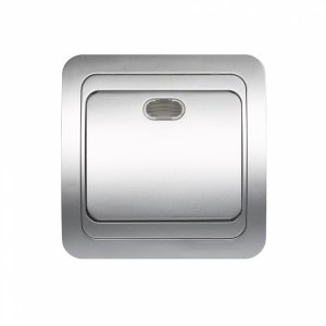Одноклавишный выключатель Smartbuy SBE-02s-10-SW1-1-c Марс 1-клавишный