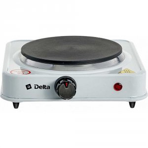 Одноконфорочная электрическая плита DELTA D-704 белая (Р1-00004134)