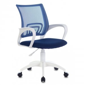 Кресло компьютерное Бюрократ CH-W695NLT темно-синий TW-05N TW-10N (CH-W695NLT/DB/TW-10N)